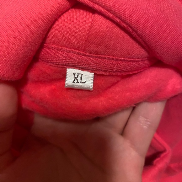 DYM Women's Hot Pink Half-Zip Sweatshirt - Picture 4 of 6